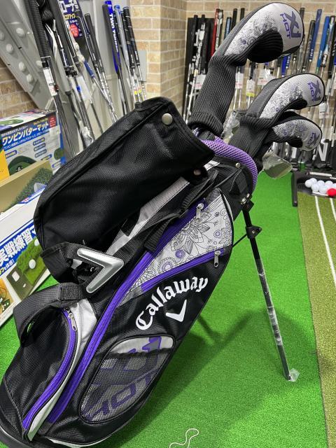 ジュニアゴルフクラブセットキャロウェイXJ3シリーズ7本セット